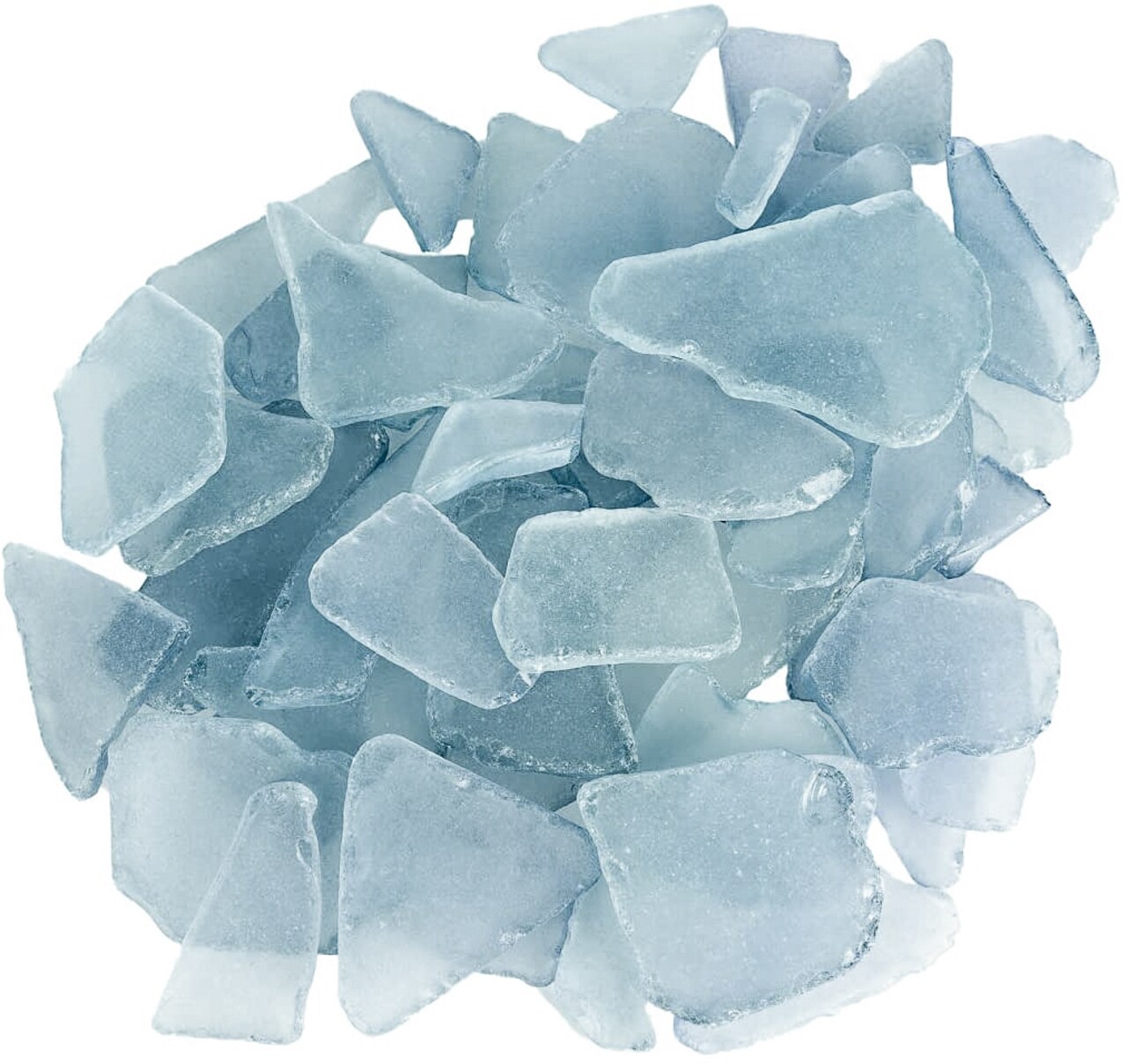 Sea Glass 11 Ounces Light Blue Sea Glass - Bulk Seaglass Pieces for Beach Decor & Crafts